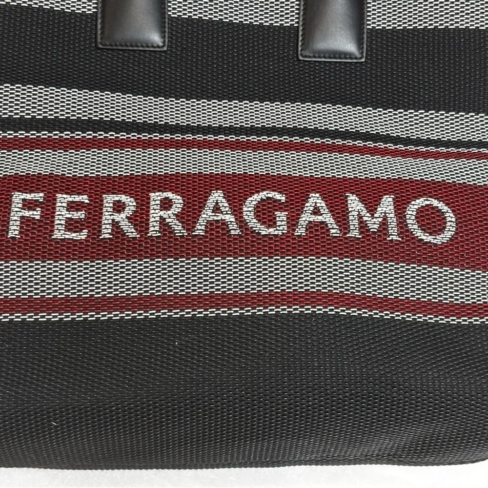 Ferragamo Logo Jacquard Signature Tote Bag